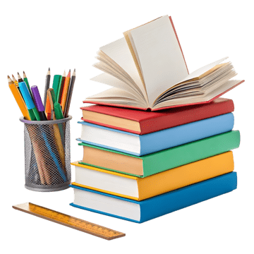 Tutoring books and school supplies